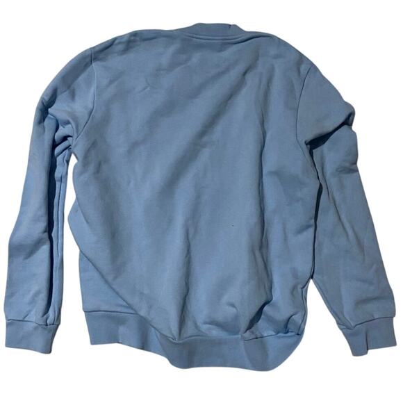 Lacoste Made In France Light Blue Pop Art Crocodile Sweatshirt / XL - Picture 4 of 6